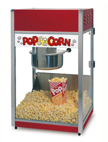 POPCORN MACHINE 8 OZ. LARGE KETTLE POPCORN MACHINE 8 OZ. LARGE KETTLE