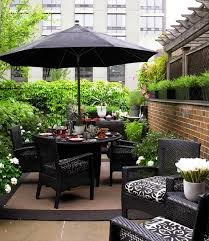Umbrella black 90 in. round with base Umbrella black 90 in. round with base
