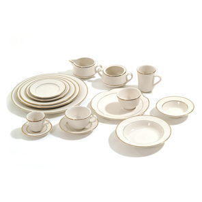 DESSERT, SALAD, APPETIZER PLATE gold ban 7 1/2 DESSERT, SALAD, APPETIZER PLATE gold ban 7 1/2