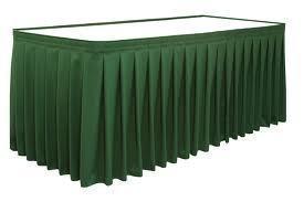 GREEN TABLE SKIRT 13' only GREEN TABLE SKIRT 13' only